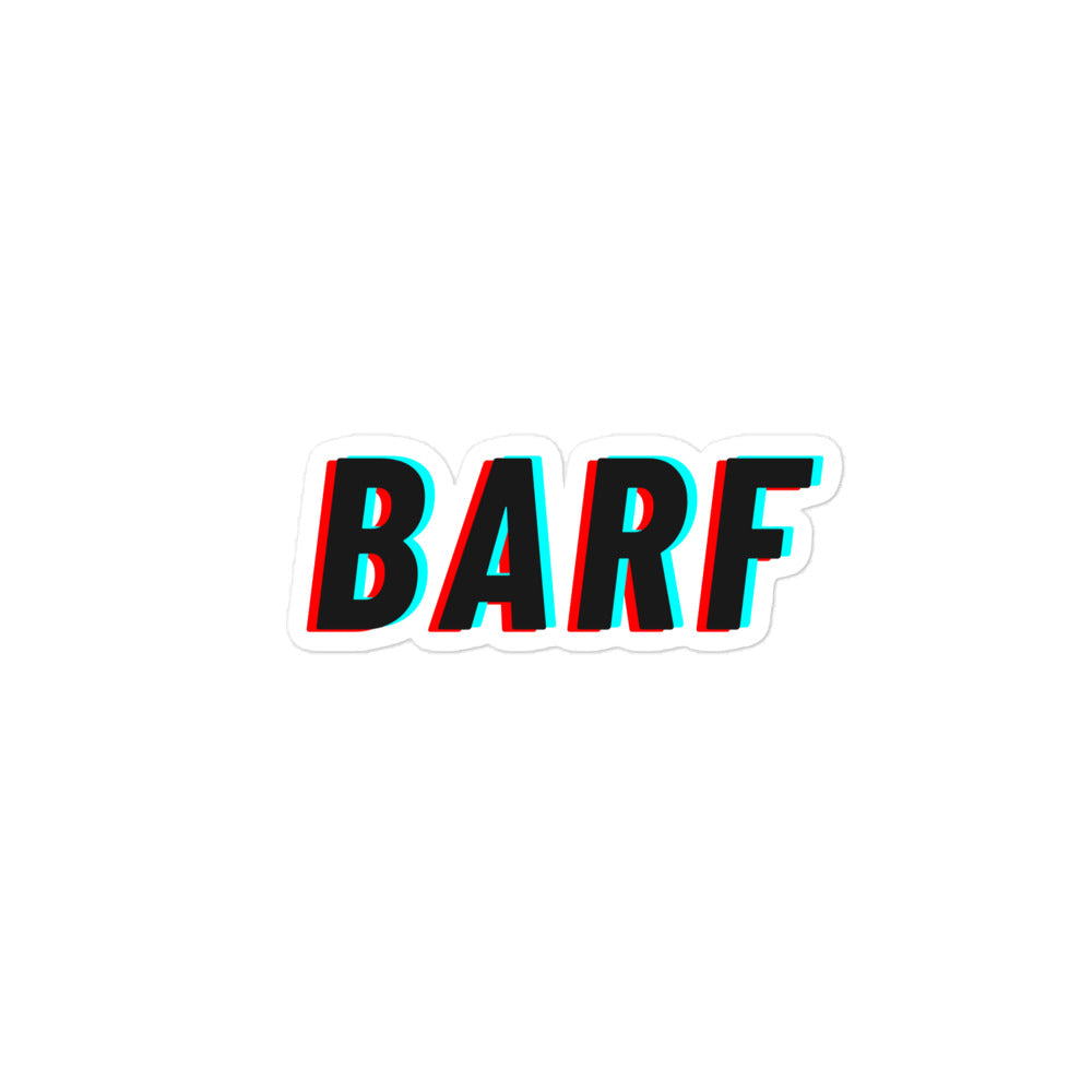 BARF sticker